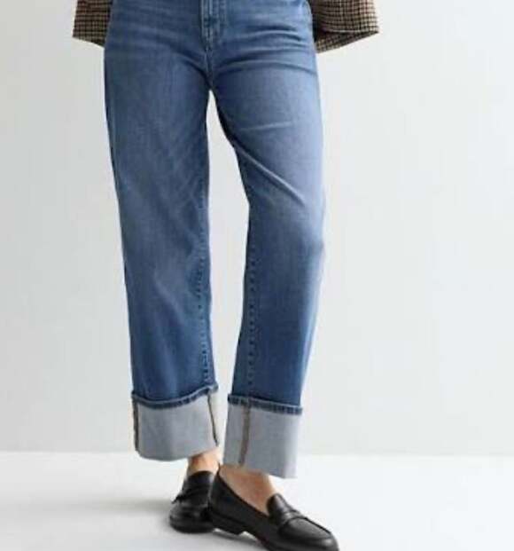 SONOMA Goods For Life Denim - SONOMA Goods For Life Women's High-Rise Cuffed Wide-Leg Stretch Jeans